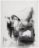 Richard Prince, Untitled (t-shirt), 2010, acrylic and silkscreen on t-shirt over canvas