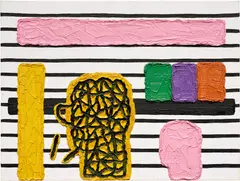 Jonathan Lasker, The Conversation of Dreams, 2012, oil on canvasboard