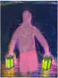 Katherine Bradford, Lanterns, 2017, acrylic on canvas
