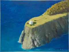 Julio Larraz, Autumn at Cumae, 2005, oil on canvas