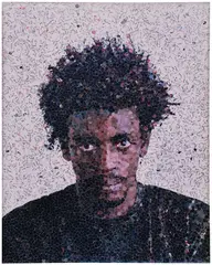 Jorge from the series Pictures of Magazines by Vik Muniz, 2003, chromogenic print, offered Jun 2026