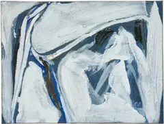Olivier Debré, Notre-Dame blanche, 1965, oil on canvas