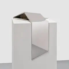 Beverly Pepper, Matera Scatolata (Sculpture No. 21), 1970, stainless steel