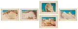 Susan Hiller, Speaking to the Eye, 1985, hand-colored chromogenic prints, in artist's chosen frames, in 5 parts