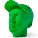 Kaws, PERMANENT THIRTY-THREE (FLASHE GREEN), 2008, painted bronze