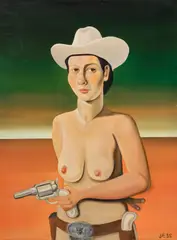 Jess Valice, Outlaw Woman, 2018, oil on canvas