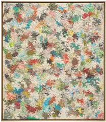 Dan Rees, Untitled, 2011, Plasticine on panel, in artist's frame