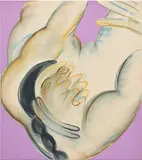 The Stumbler's Parade (Head VI) by Anastasia Bay, 2023, acrylic and pastel on canvas, offered Jun 2026