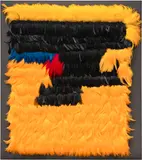 Joanna Malinowska, Feathers, 2011, feathers on foam backing, mounted to foam core