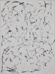 Chris Succo, UNTITLED (WHEN THE SUN GOES DOWN), 2015, oil and lacquer on linen, in artist's frame