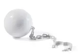 Elmgreen & Dragset, Ball and Chain, 2004, powder coated steel