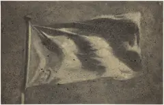 Chinese Flag No. 1 by Zhang Huan, 2007, incense ash on linen, offered Jun 2026