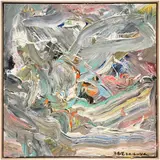 Wang Yigang, S30, 2016, oil on canvas, in artist's frame