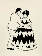 Dance by Tomoo Gokita, 2010, acrylic enamel and spray paint on canvas, offered Jun 2026