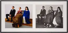 Mike Kelley, Extracurricular Activity Projective Reconstruction #23 (Joseph Supplicates), 2004–2005, Piezo print and chromogenic print, in artist's chosen frame