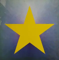 Peter Schmidt, Yellow Star, oil on canvas