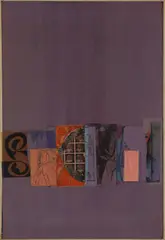 Peter Schmidt, Collage VIII, 1968, mixed media collage