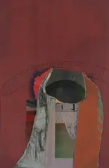 Peter Schmidt, Collage X, 1968, mixed media collage