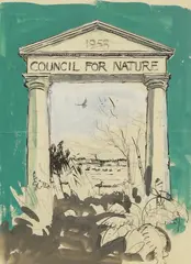 John Nash, Council for Nature, 1958, watercolour and gouache