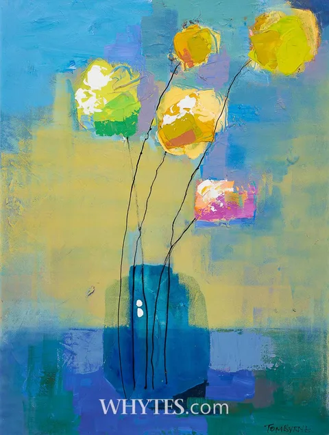 Tom Byrne, KISS KISS BANG BANG, oil on canvas