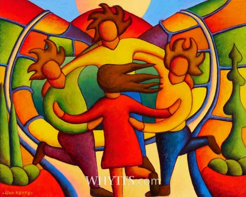 Alan Kenny, THE DANCE (CROSSROADS), oil on canvas