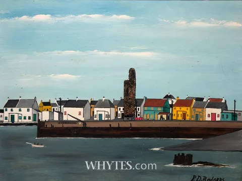 Patsy Dan Rodgers, TORY ISLAND, COUNTY DONEGAL, oil on board