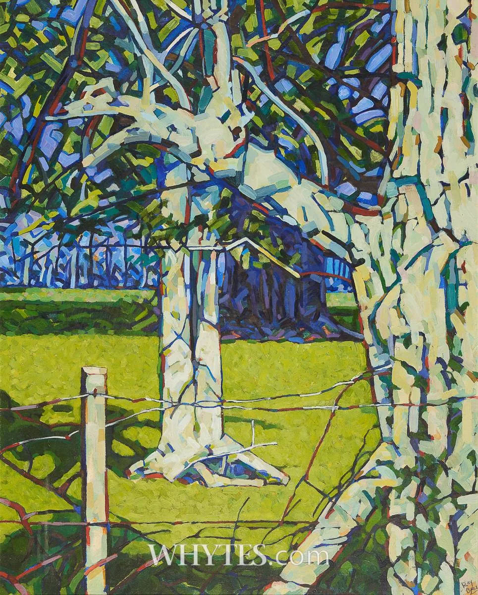 Ray Byrne, WOODLAND, oil on canvas