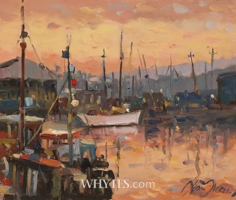 Liam Treacy, ARKLOW HARBOUR, COUNTY WICKLOW, c.1996, oil on canvas