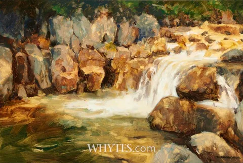 Trevor Geoghegan, THE LONG POOL, 1996, oil on panel