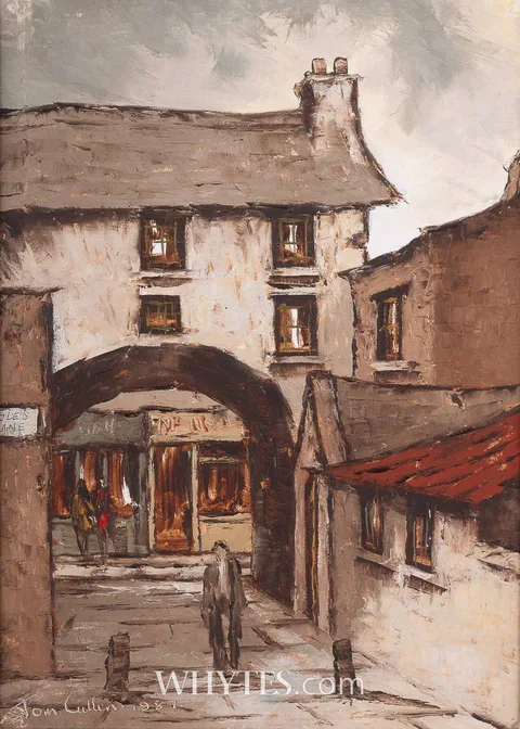 Tom Cullen, COLE'S LANE, DUBLIN, 1987, oil on canvas