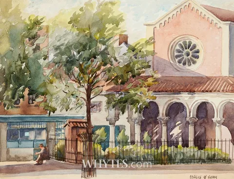 Fergus O'Ryan, STUDY FOR FINDLATER STREET, DUBLIN, watercolour