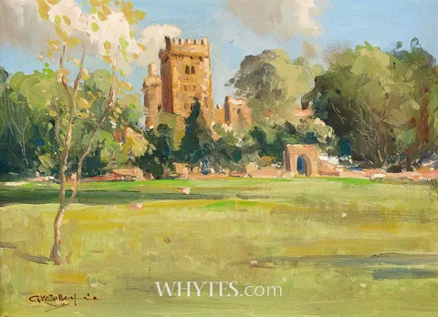 George K. Gillespie, BLARNEY CASTLE, COUNTY CORK, oil on canvas board