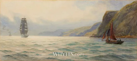 Joseph William Carey, BELFAST LOUGH, 1911, watercolour