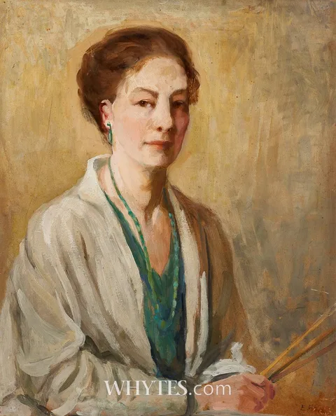 Eva Henrietta Hamilton, SELF PORTRAIT, c.1906, oil on board