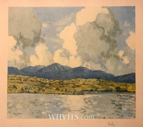 Paul Henry, VIEW OF THE TWELVE PINS, CONNEMARA, lithograph