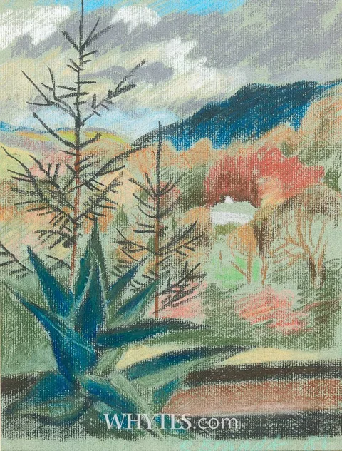 Ruth Brandt, FOREST SCENE, 1981, pastel