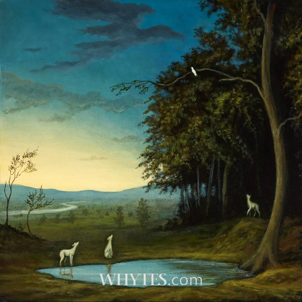 SONGBIRD by Robert Ryan, 2008, oil on canvas laid on board, sold Jun 2026