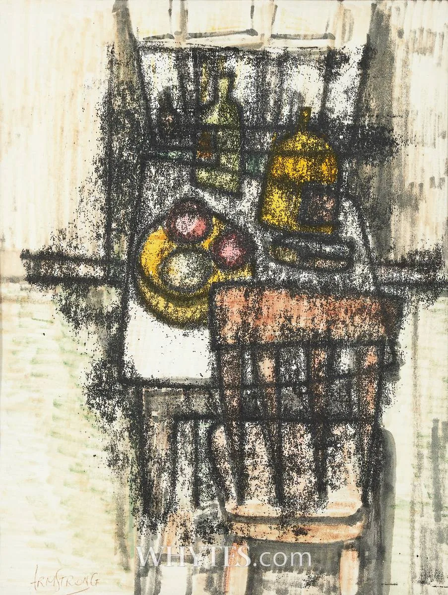INTERIOR by Arthur Armstrong, mixed media, sold Jun 2026
