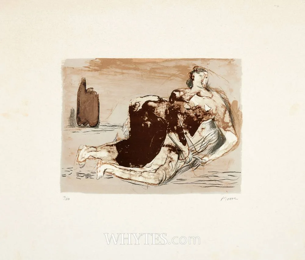 EVE by Henry Moore, 1980, lithograph; (no. 9 from an edition of 50), sold Jun 2026