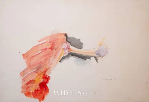 Barrie Cooke, BALL JOINT, 1969, watercolour