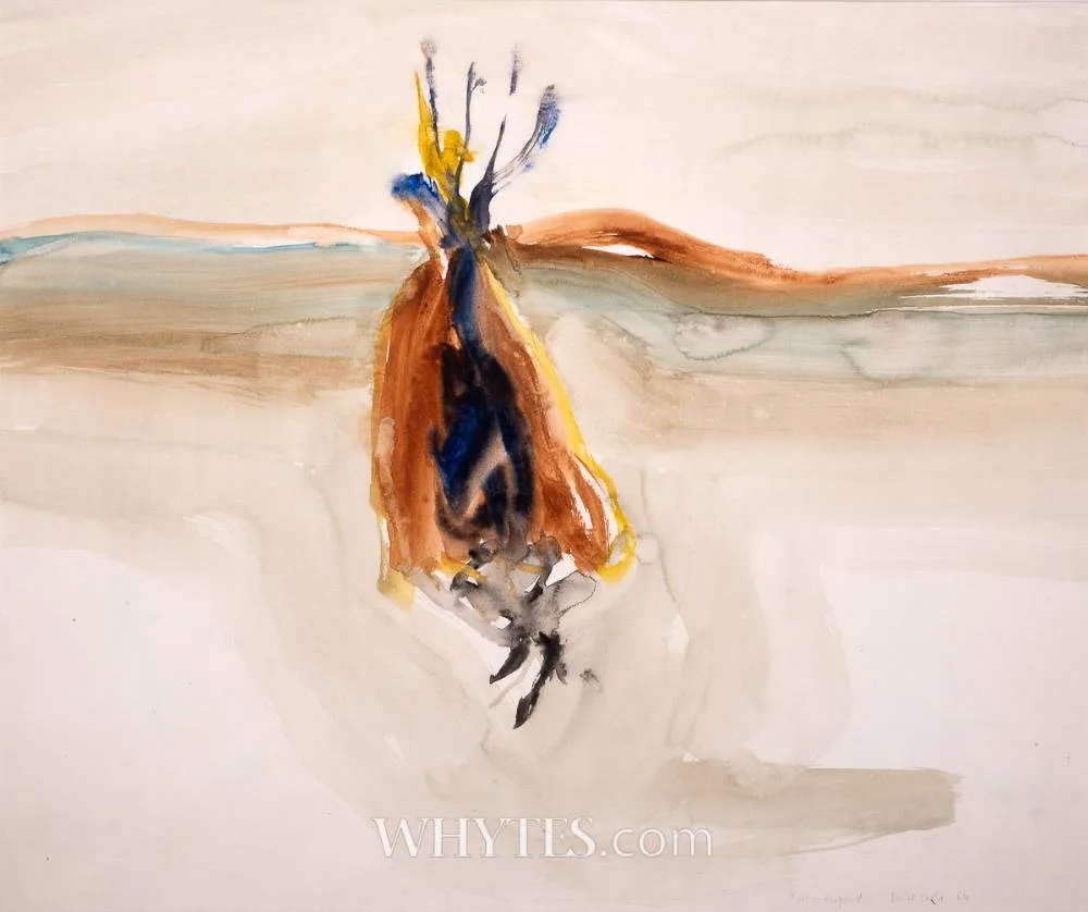 ROOT UNDERGROUND by Barrie Cooke, 1964, watercolour, offered Jun 2026