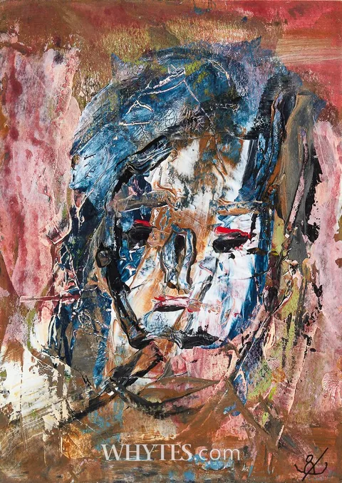 John Kingerlee, HEAD, 2016, gouache