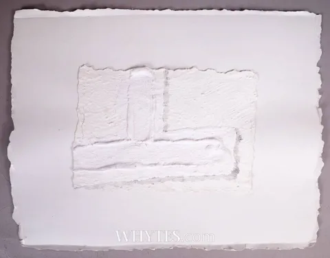 Pino Pinelli, PITTURA SU CARTA (PAINTING ON PAPER), mixed media; (unframed)