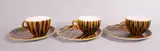 John Ffrench, CUP & SAUCER/PLATE 'NIGHT-CAP' SET, 1962 (SET OF SIX)