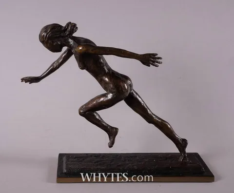 Ann Cooney, RUNNING GIRL, 1993, bronze