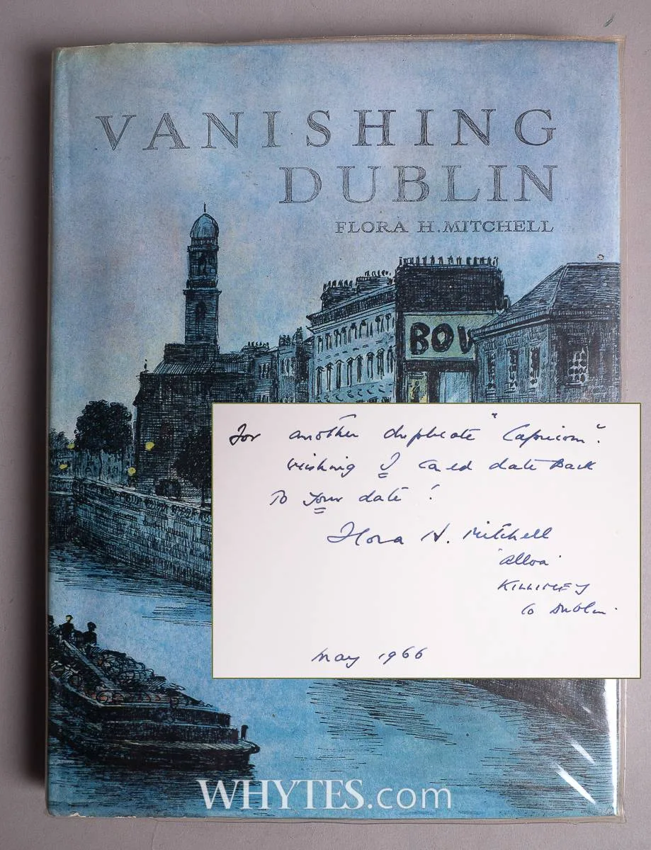 VANISHING DUBLIN by Flora Mitchell, 1966, limited edition book; (from an edition of 600), sold Jun 2026