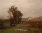 Josef Willroider, LANDSCAPE WITH SHEEP
