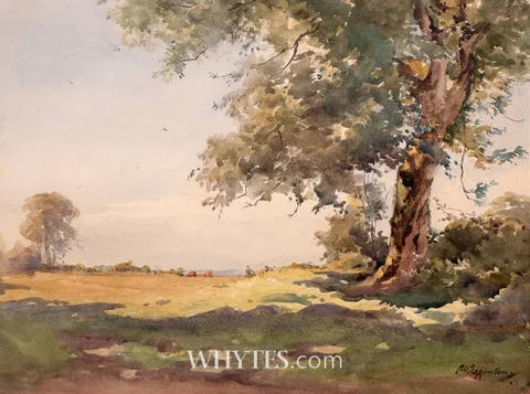 Wycliffe Egginton, LANDSCAPE WITH TREE, 1923, watercolour