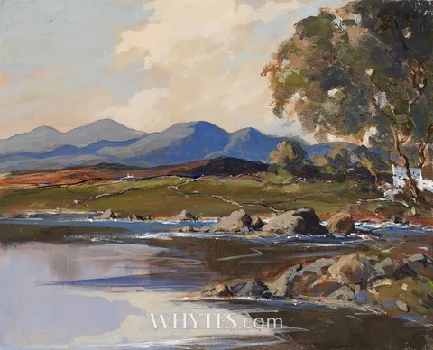 George K. Gillespie, RIVER FINN, COUNTY DONEGAL, oil on canvas