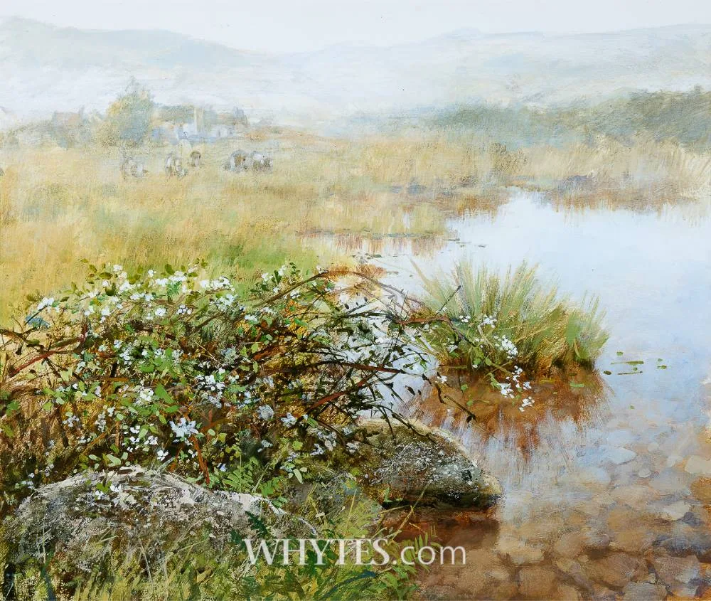 BLACKBERRY BUSH by Joop Smits, oil on board, sold Jun 2026